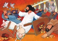 Jezus reinigt de tempel