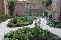 Ommuurde tuin