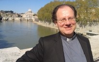Pastoor marc Massaer voor Sint-Pieter in Rome