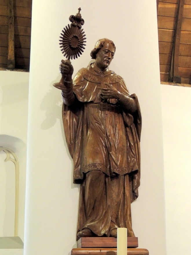Beeld H. Norbertus in Willibrorduskerk Diessen