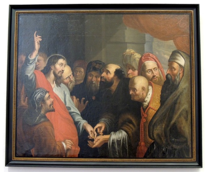 Schilderij de Cijnspenning Willibrorduskerk Diessen
