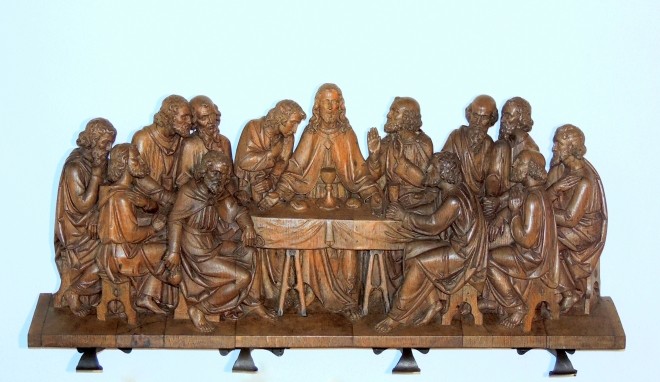 Beeld Het laatste avondmaal Willibrorduskerk Diessen