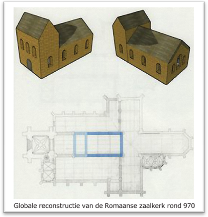  Sint-Petruskerk Hilvarenbeek in de 10de eeuw